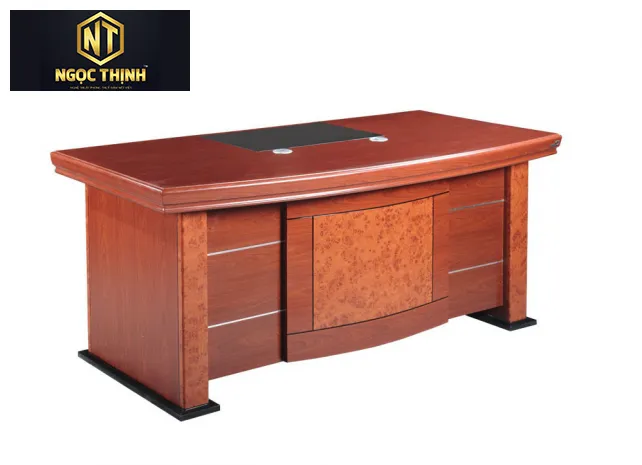 Bàn lãnh đạo sơn PU mặt lượn cong DT1890H35 - DT2010H35 Bàn lãnh đạo sơn PU mặt lượn cong DT1890H35 - DT2010H35